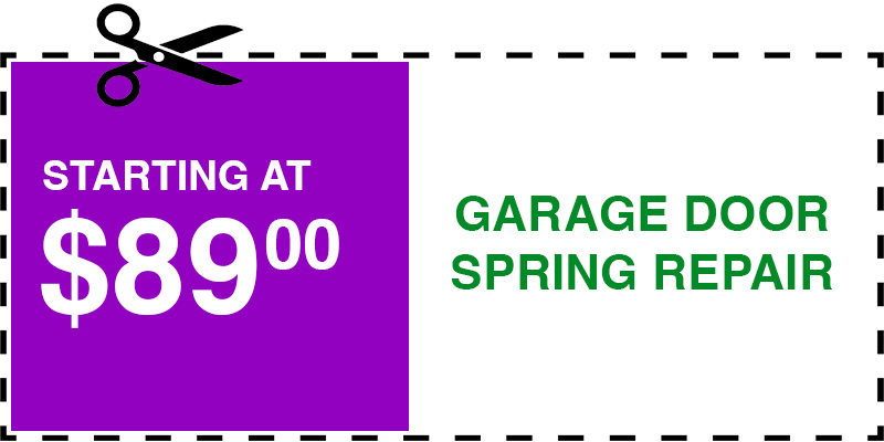 89 garage door SPRING repair Woodhaven